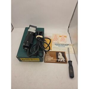 Vintage Oster Small Animal Electric Grooming Clipper Model A2  W/ Box and Parts